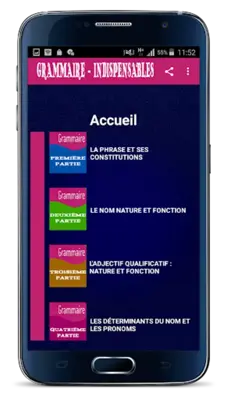 Grammaire - Les indispensables android App screenshot 3